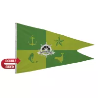 4' x 6' Nylon Burgee Flag Double-Sided