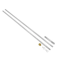 10' Swedge Flagpole and Stake