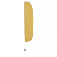 15' Solid-Color Stadium Flutter Flag Kit Single-Sided