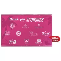5' x 8' Nylon Banner Double-Sided