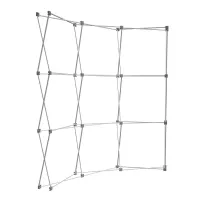8' Curved Show 'N Rise Floor Display Frame Only