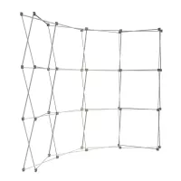 10' Curved Show 'N Rise Floor Display Frame Only