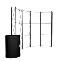10' Curved Show 'N Rise Floor Display Hardware