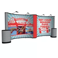 20' Gullwing Show 'N Rise Floor Kit (Mural, Fabric Ends)