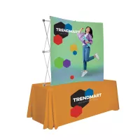 6' Curved Splash Tabletop Display Face Kit (Poly Knit)
