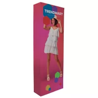 3' Straight Splash Floor Display Wrap Kit (Poly Knit)