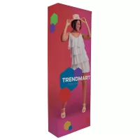 3' Straight Splash Floor Display 4-Sided Kit (Poly Knit)