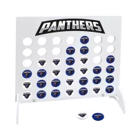Giant 4-In-A-Row, 21 Blue & 21 White Disks (Single-Sided)