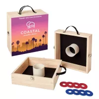 Washer Toss Game Single-Sided, 4 Red & 4 Royal Washers