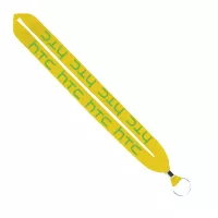 IMPORT Rush 1" Polyester Lanyard with Silver Crimp & Split-Ring