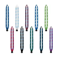 3/4" Cotton Lanyard with Plastic Clamshell & O-Ring