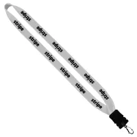 3/4" Cotton Lanyard with Plastic Snap-Buckle Release & Swivel Hook