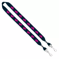 3/4" Cotton Double Swivel Hook Lanyard