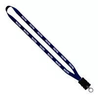 1/2" Smooth Nylon Lanyard with Snap-Buckle Release & O-Ring
