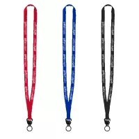 Evolution12 - 1/2" Polyester Welded Lanyard with Trapezoid and Plastic O-Ring