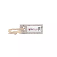 3" x 1" Ceramic Pumice Stone with Cotton Cord