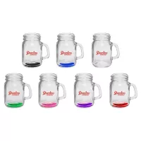 Handcrafted 4.5 oz Mason Jar Sampler Glass