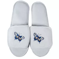 Velcro Plush Slippers
