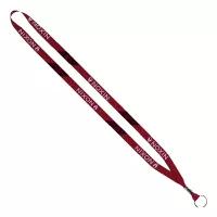 1/2" Dye-Sublimated Waffle Weave Lanyard