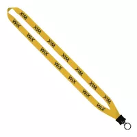 1/2" Dye-Sublimated Waffle Weave Lanyard