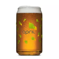 Beer Can Beer Glass - VividPrint™