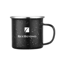 Wren Enamel Mug w/SS Rim - 16oz
