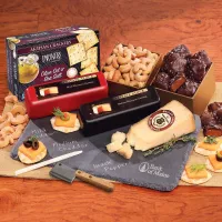 Genuine Slate Cheese Plate with Party Favorites