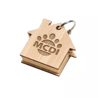 Futuro House Keychain w/Sticky Notes