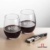 Swiss Force® Opener & Stanford Stemless Wine