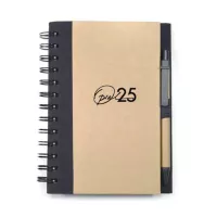Spiral Bound Notebook & Harvest Pen
