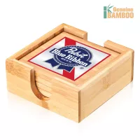 Fairfax Bamboo VividPrint™ Coasters Set - Set of 4