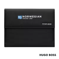 Hugo Boss® Pinstripe A5 Folder