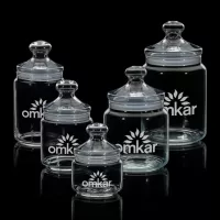 Somerset Jar & Lid - Deep Etch