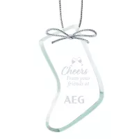 Jade Ornament - Stocking