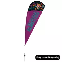 9.5' Value Teardrop Sail Sign Flag - 1-Sided with Spike