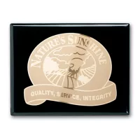Etch/Frosted Plaq - Ebony