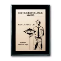 Etch/Oxidized Plaq - Ebony