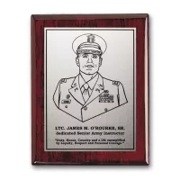 Etch/Oxidized Plaq - Rosewood