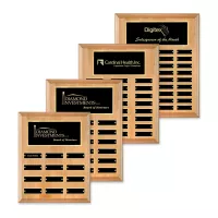 Erindale (Vert) Perpetual Plaque - Red Alder/Gold