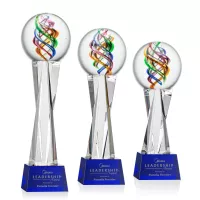 Galileo Award on Grafton Base - Blue