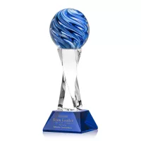 Naples Award on Langport Base - Blue