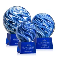 Naples Award on Robson Base - Blue