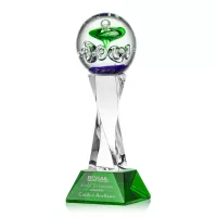 Aquarius Award on Langport Base - Green