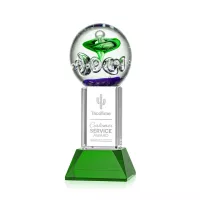 Aquarius Award on Stowe Base - Green