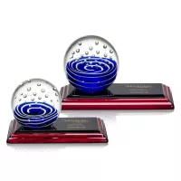 Tranquility Award on Rosewood Base