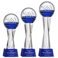 Tranquility Award on Grafton Base - Blue