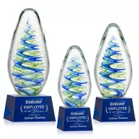 Jezebel Award on Robson Base - Blue