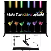 120"W x 96"H Adjustable Display