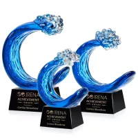 Oceana Award on Robson Base - Black