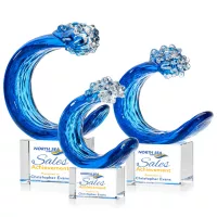 Oceana VividPrint™ Award on Lexington Base - Clear